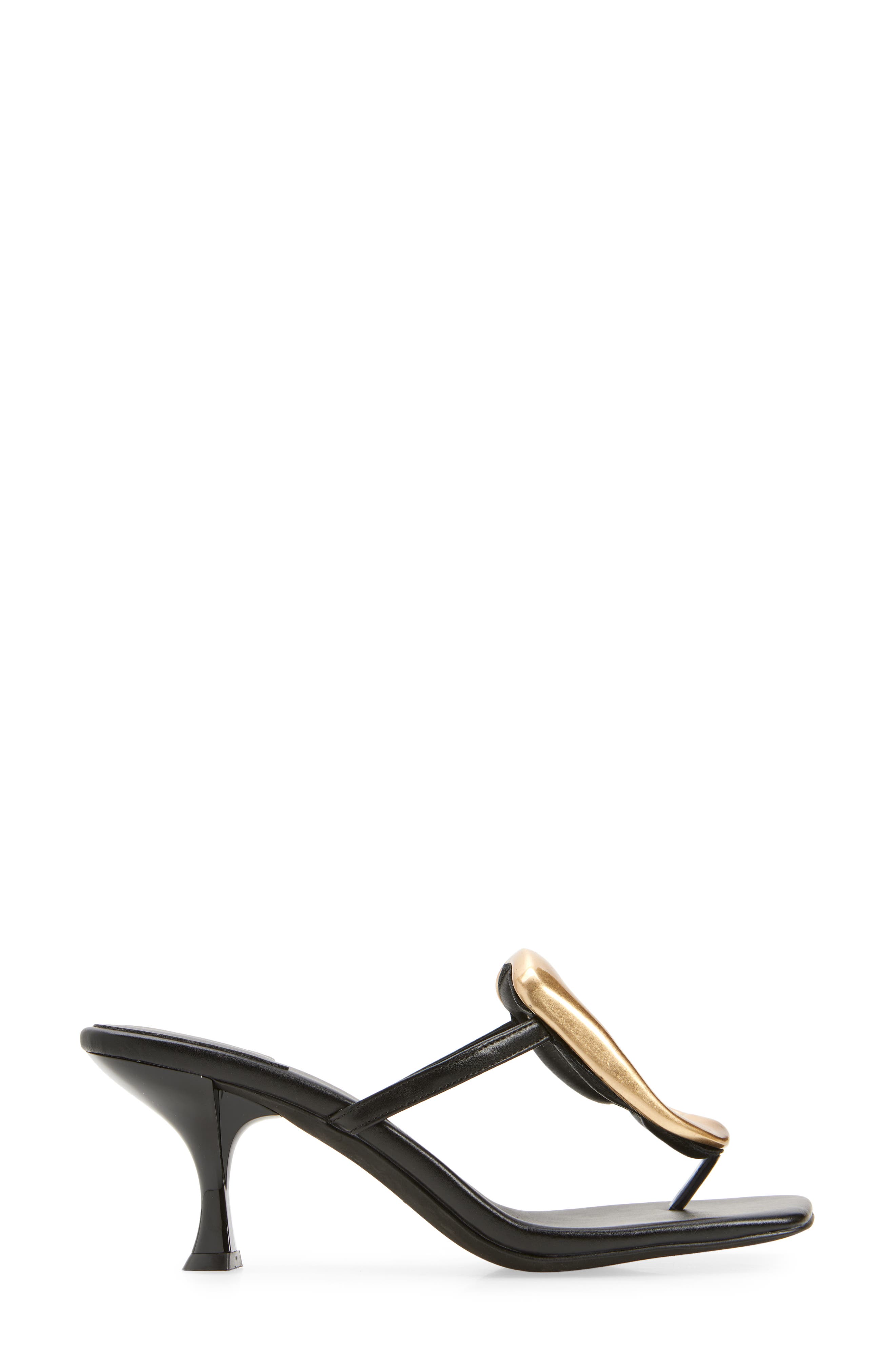 Jeffrey Campbell Linq Up Sandal, Alternate, color, Black Gold