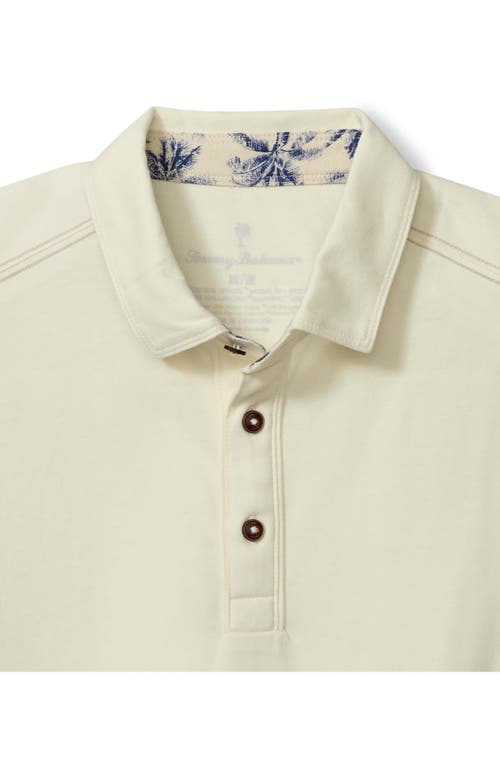 Tommy Bahama Harbor Isles Polo In Coconut Cream