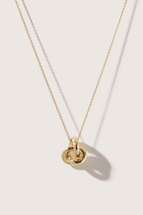 14kt Gold Vermeil  Knot Necklace