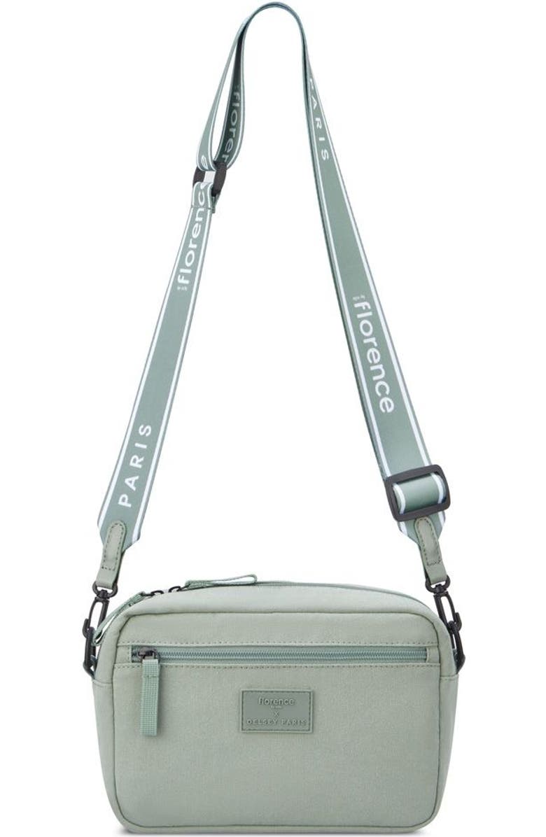 Florence by Mills X Delsey Paris Free-Spirit Crossbody Bag, Alternate, color, Sage Green