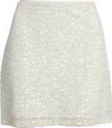 Open Edit Sequin Miniskirt