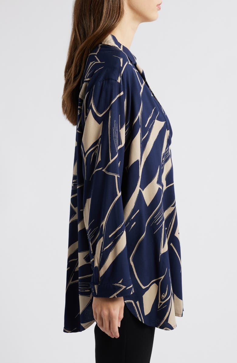 Masai Copenhagen Herdis Print Tunic Shirt, Alternate, color, 