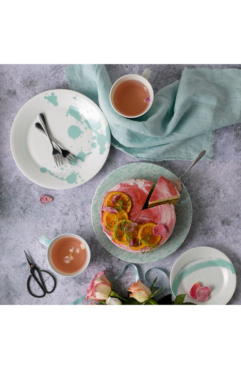 Royal Doulton Pacific Mint Dots Set of 6 Mugs, Alternate, color, 