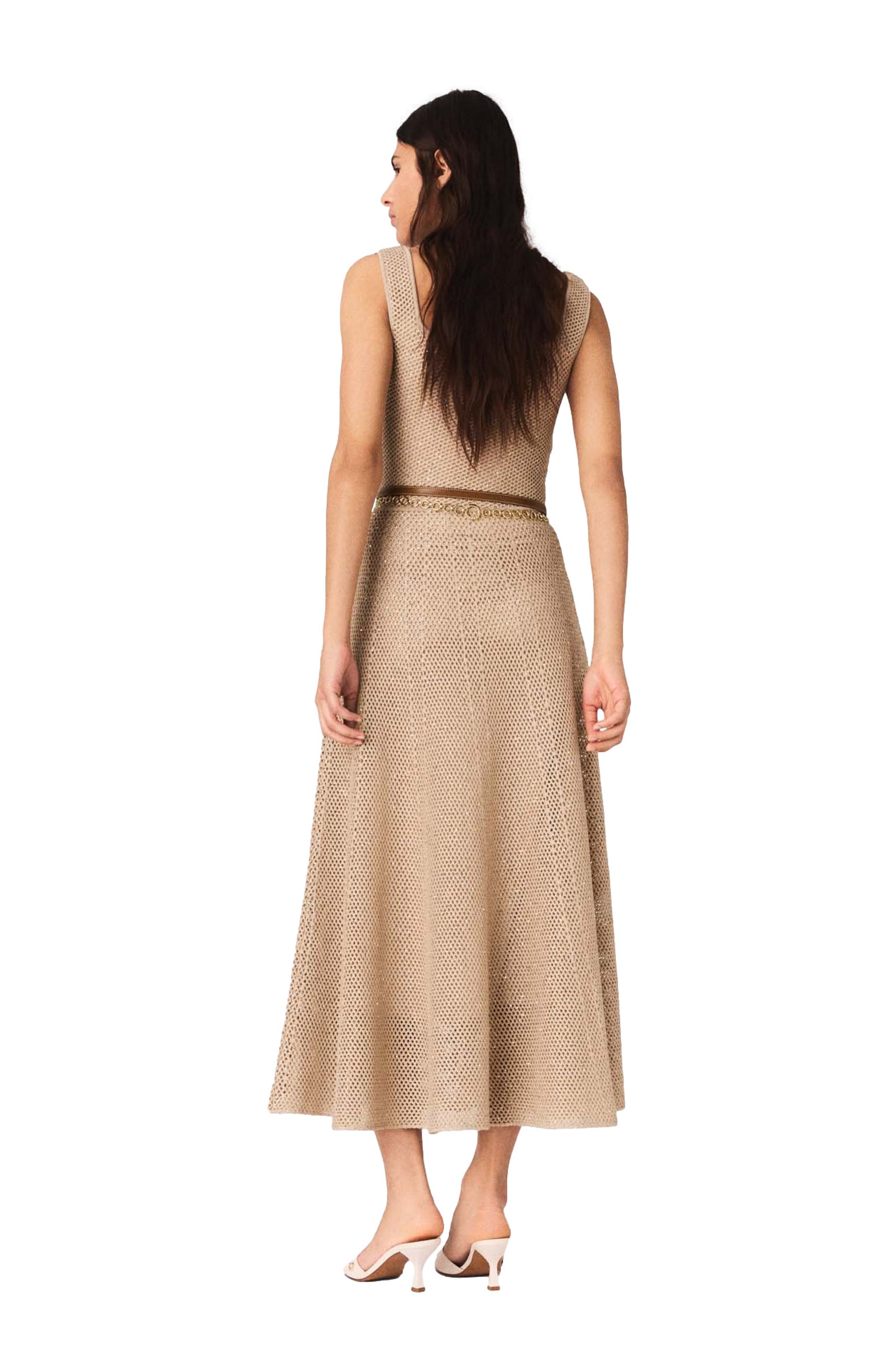 Rhinestone knit maxi dress - image 2