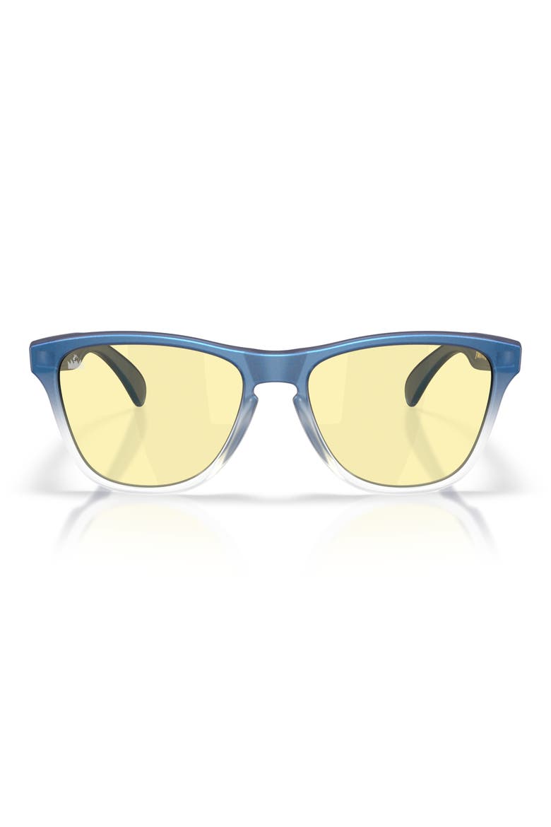 Frogskins S 53mm Round Sunglasses, Main, color, MTT CYN/ BLU/ CLR SHFT FADE