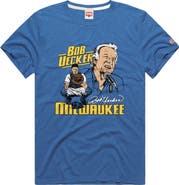 Homage Men's Homage Royal Milwaukee Brewers Tri-Blend Hyperlocal T-Shirt