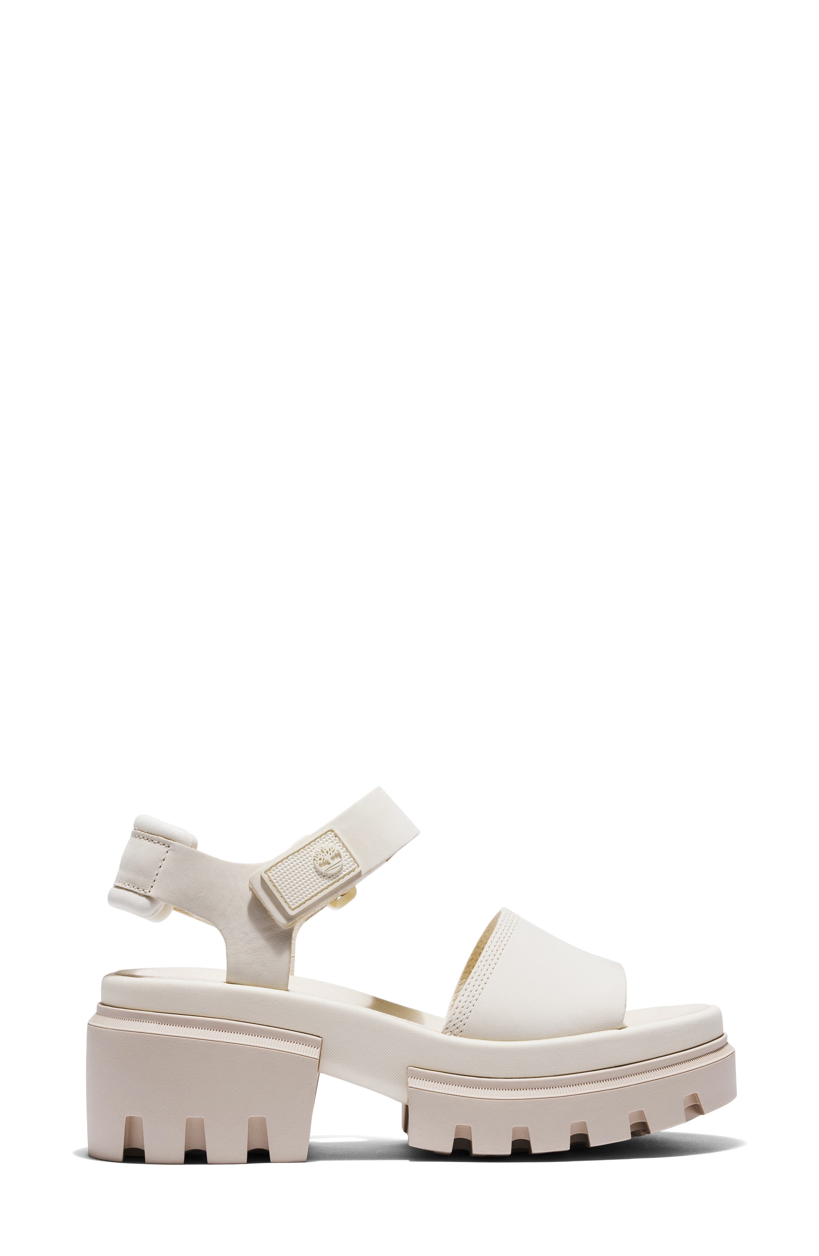 Timberland Everleigh Platform Sandal, Alternate, color, Natural Nubuck