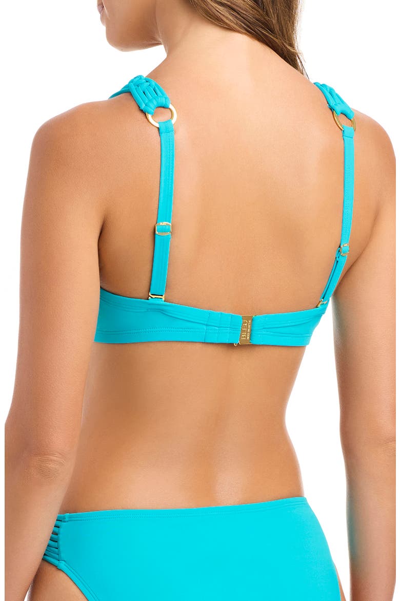 Macramé Strap Underwire Bikini Top, Alternate, color, WATERFALL