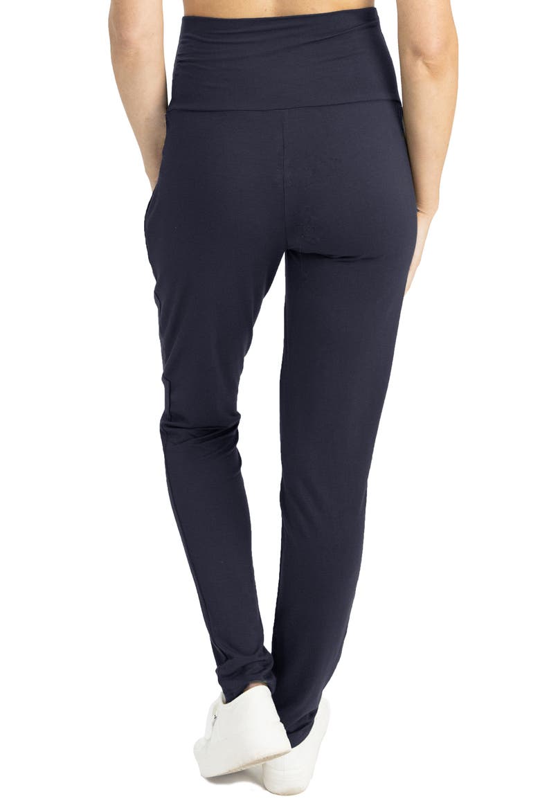 Home to Street Maternity T-Shirt & Pants Set, Alternate, color, NAVY