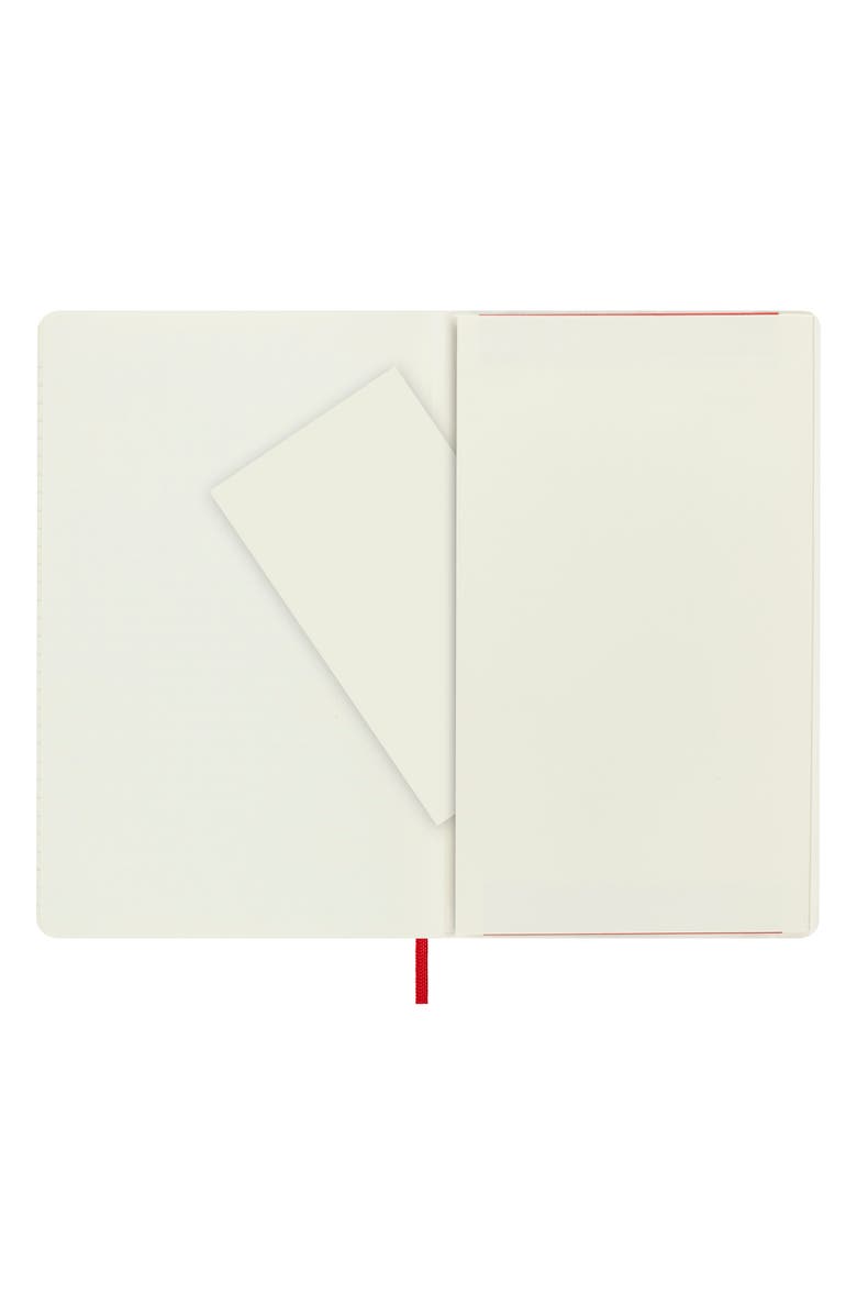 Moleskine Large Ruled Softcover Notebook, Alternate, color, Red