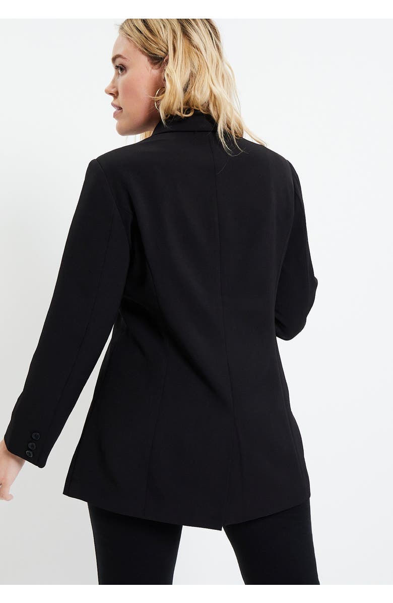 June + Vie Classic Blazer, Alternate, color, Black