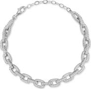 GLAZE JEWELRY Cubic Zirconia Link Bracelet