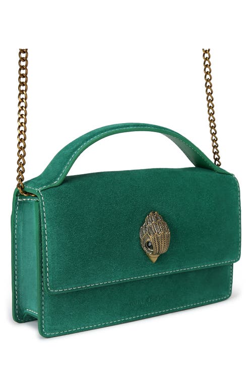 Kurt Geiger London Small Bond Top Handle Bag In Green