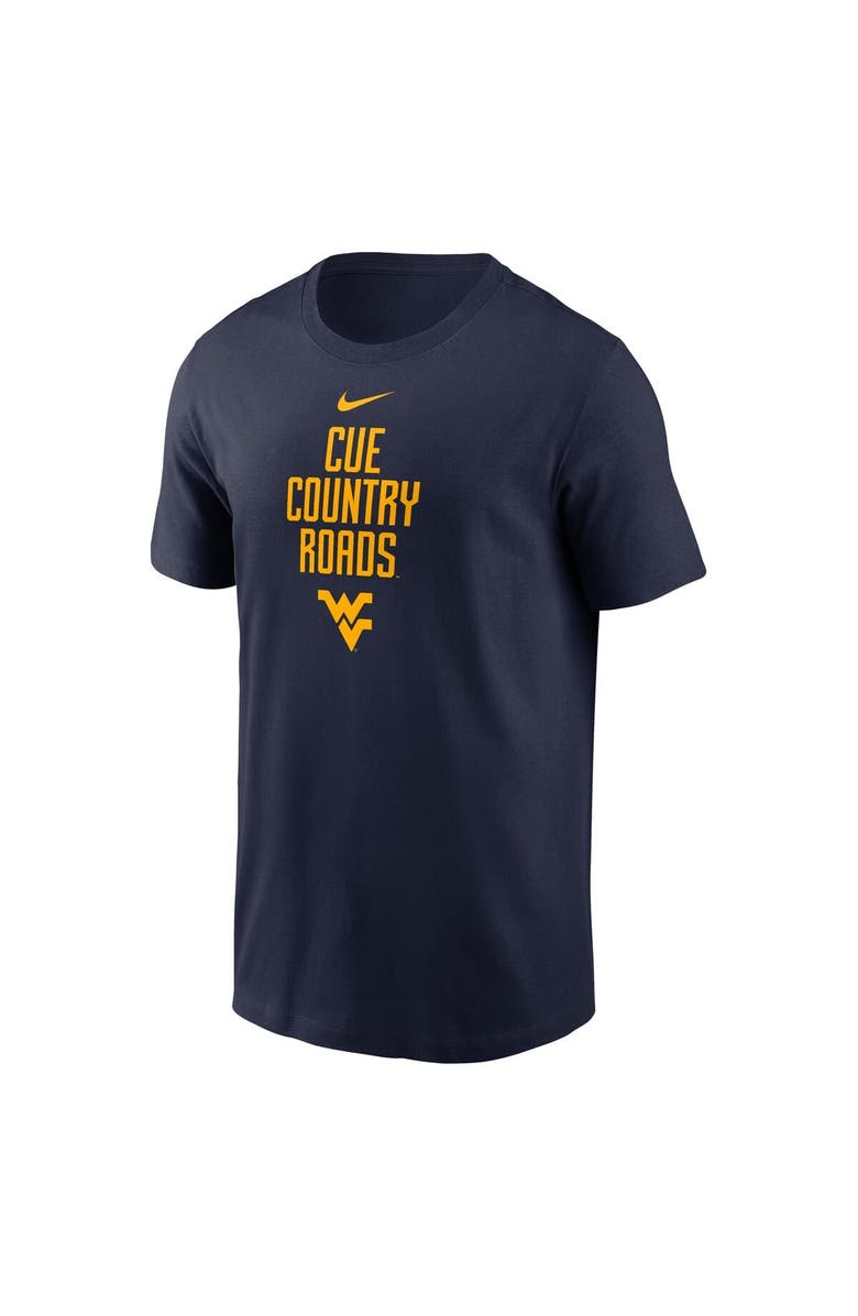 Nike Men's Nike Navy West Virginia Mountaineers 2025 Sideline Mantra Performance T-Shirt, Alternate, color, 