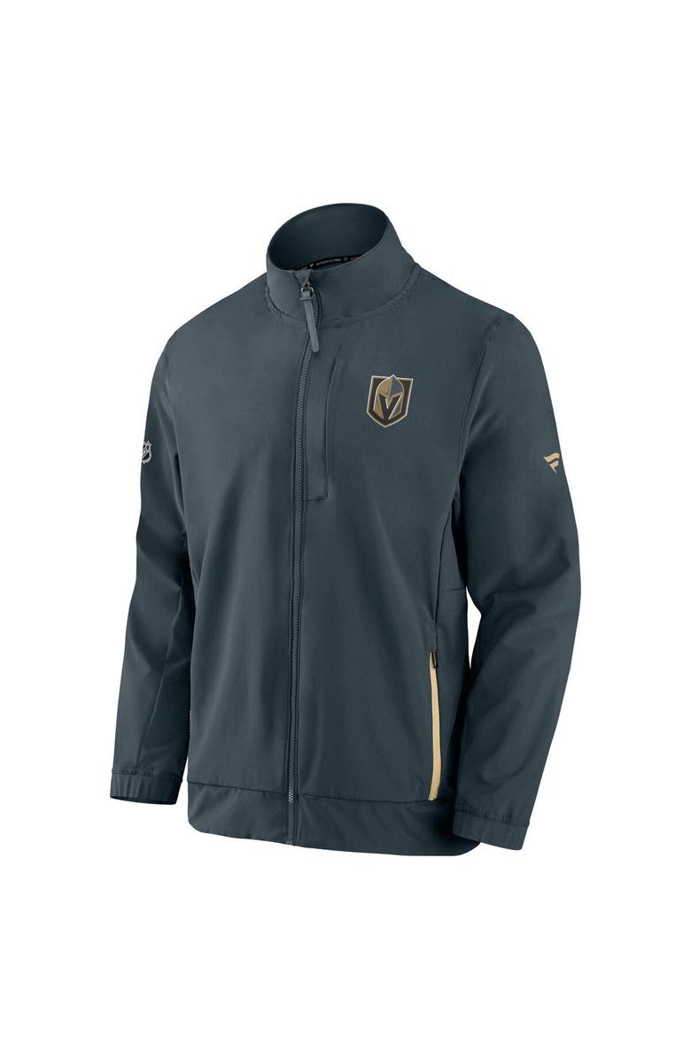 FANATICS Men's Fanatics Branded Gray Vegas Golden Knights Authentic Pro Rink Coaches Full-Zip Jacket, Alternate, color, Gray