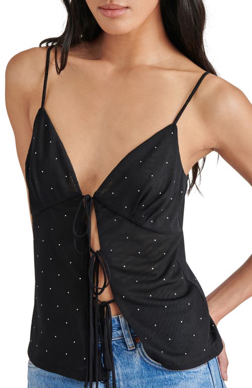 Steve Madden Indy Crystal Detail Mesh Camisole