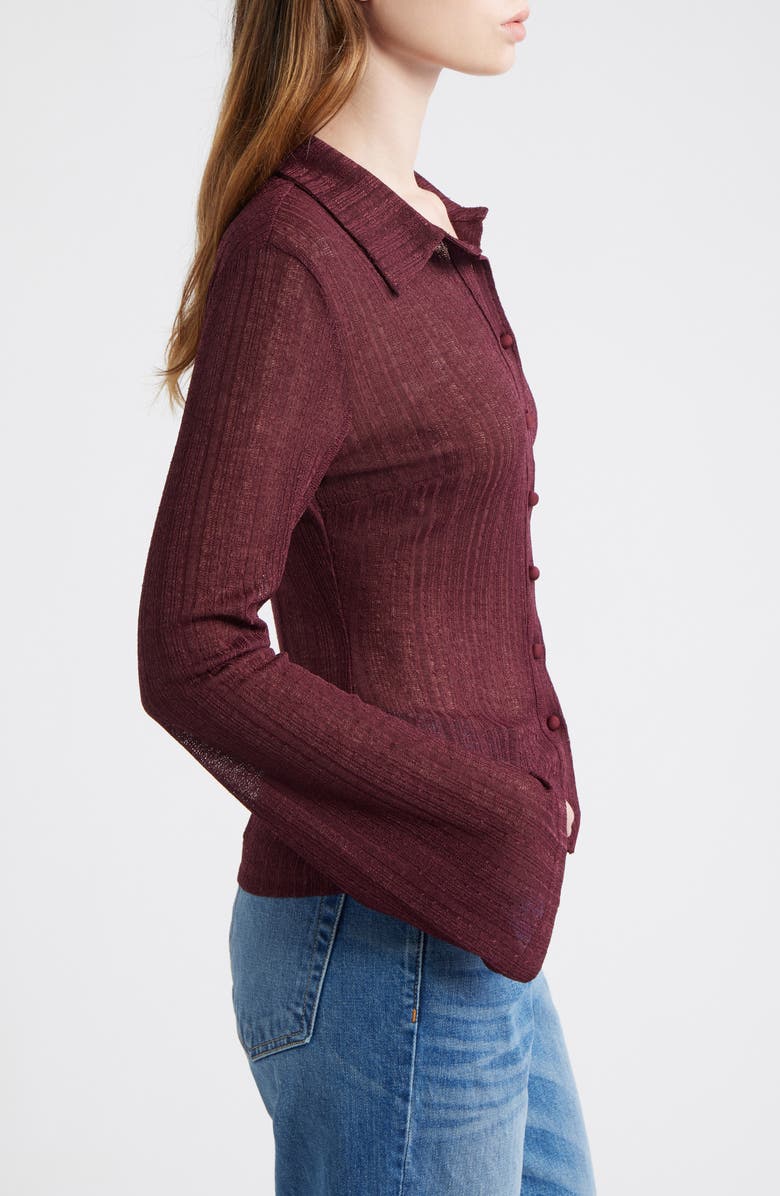 Princess Polly When You Sleep Knit Shirt, Alternate, color, Red