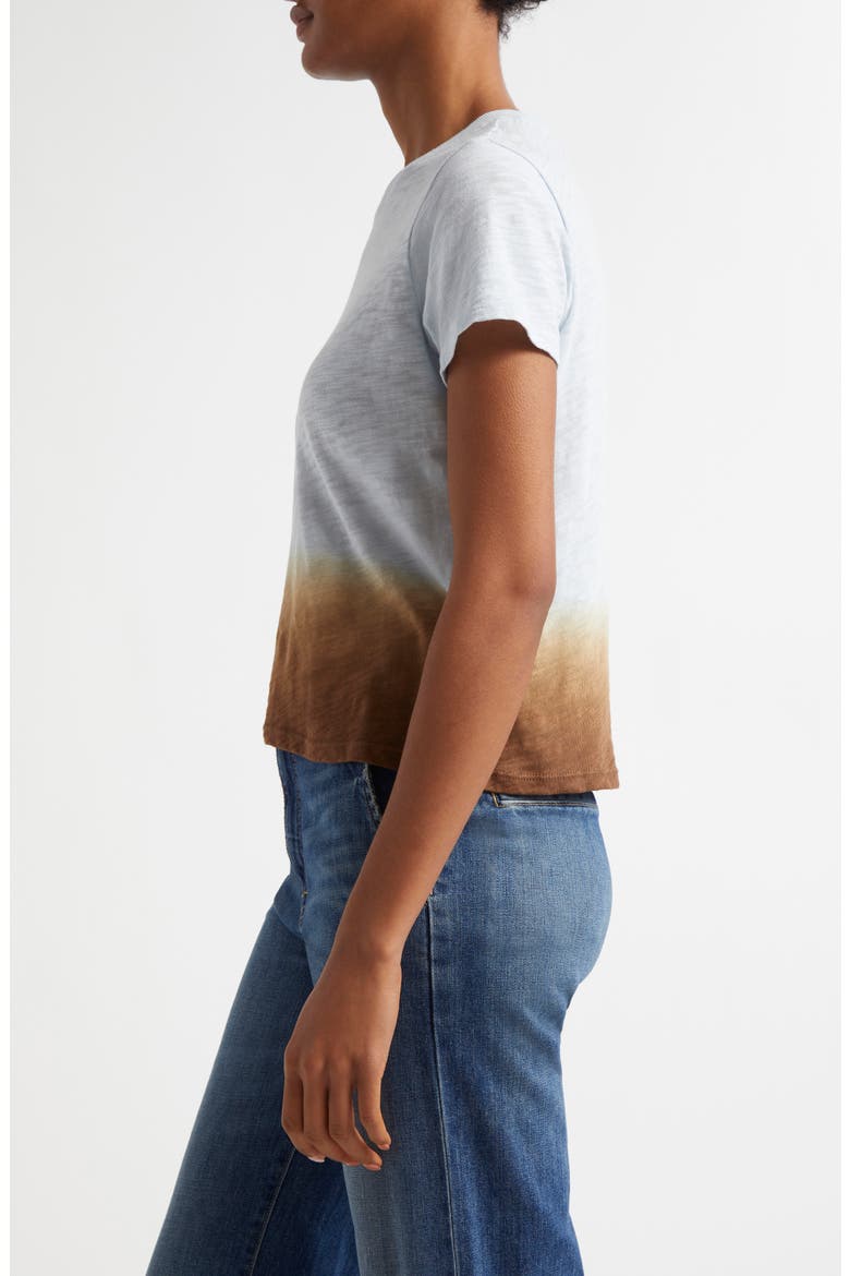 Boxy Dip Dye Slub Jersey T-Shirt, Alternate, color, PASTEL BLUE COMBODNU