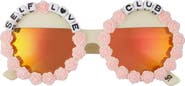 Rad + Refined Self Love Club Round Sunglasses