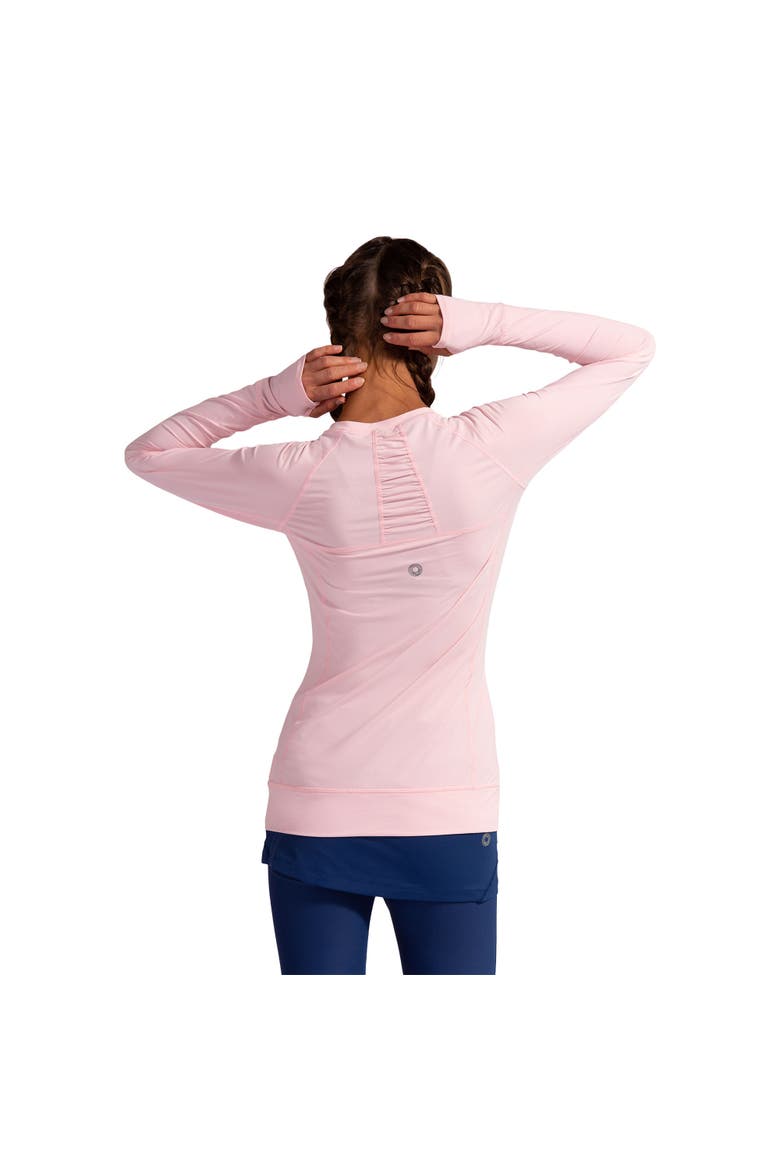 Women's Long Sleeve UV Protection Pullover Sun Shirt, Alternate, color, Tickle Me Pink