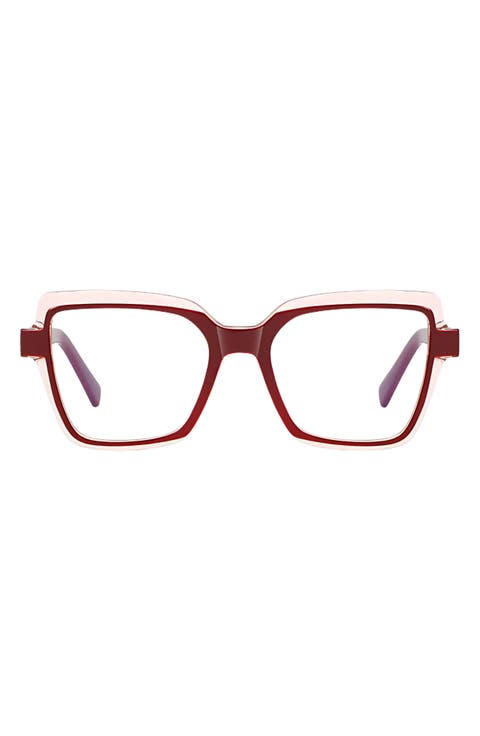 Kitt 50mm Square Blue Light Blocking Glasses