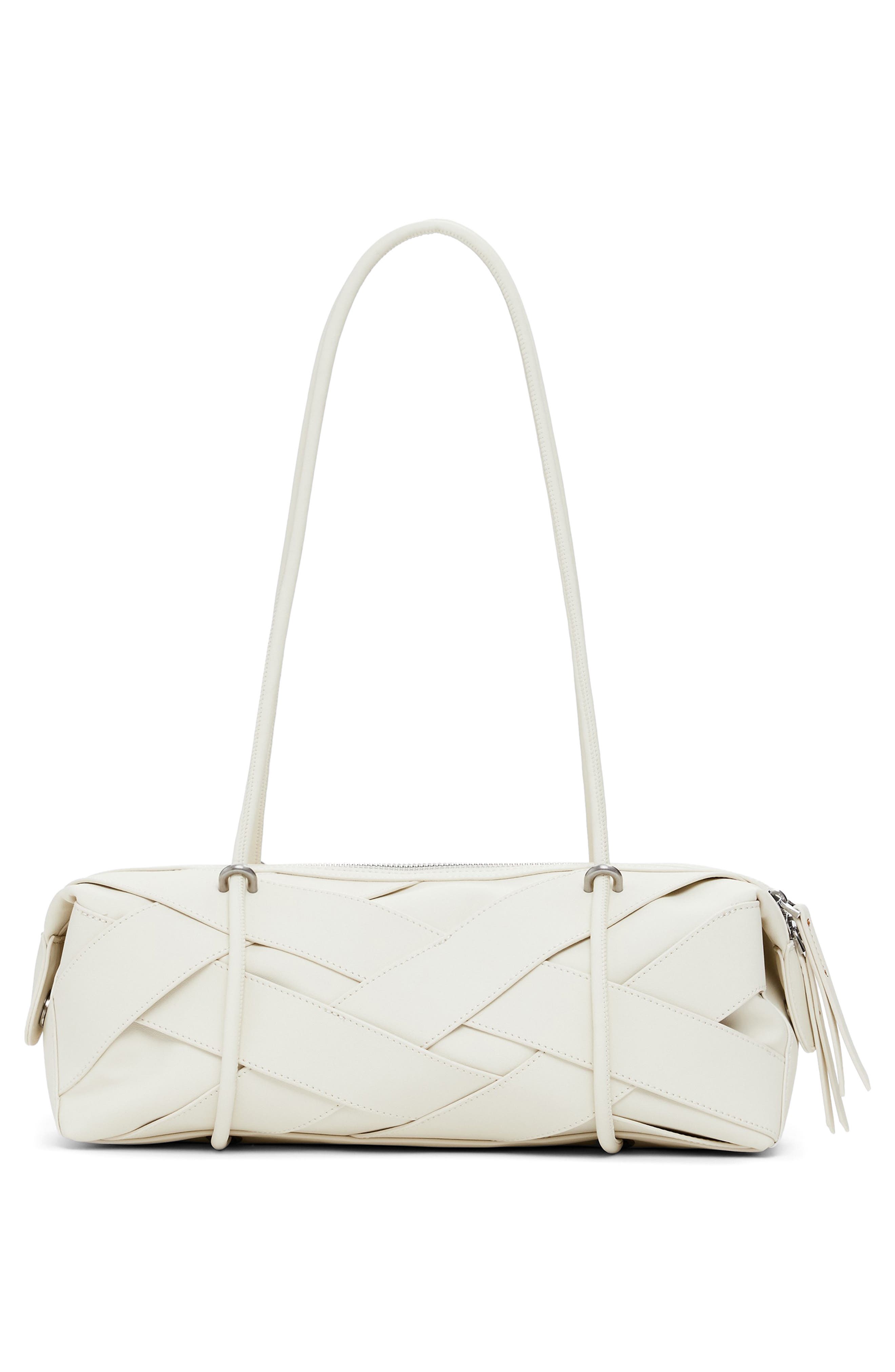 Desigual Woven Shoulder Bag, Alternate, color, Solid