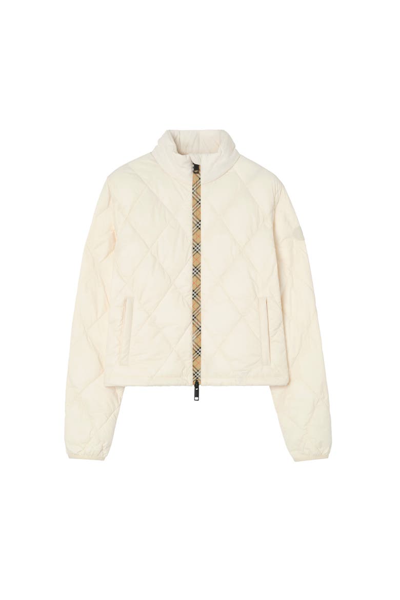Packable Quilted Nylon Bramford Jacket, Alternate, color, Tundra white