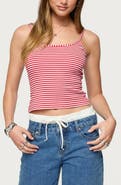 EDIKTED Stripe Camisole & Headband Set