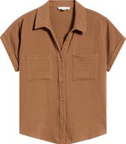 beachlunchlounge Devin Gauze Shirt