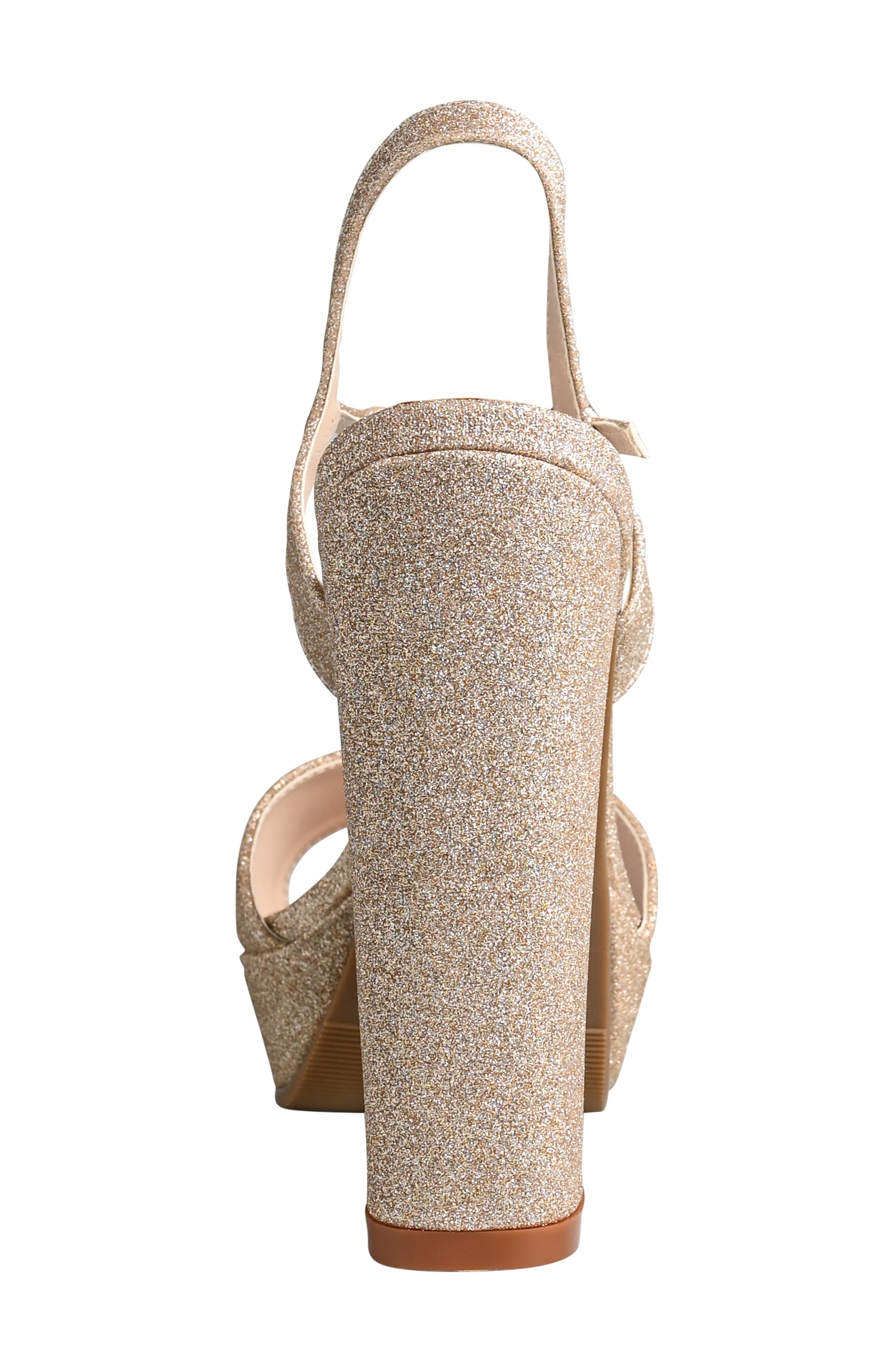 Whitta Platform Block Heel Sandal, Alternate, color, CHAMPAGNE