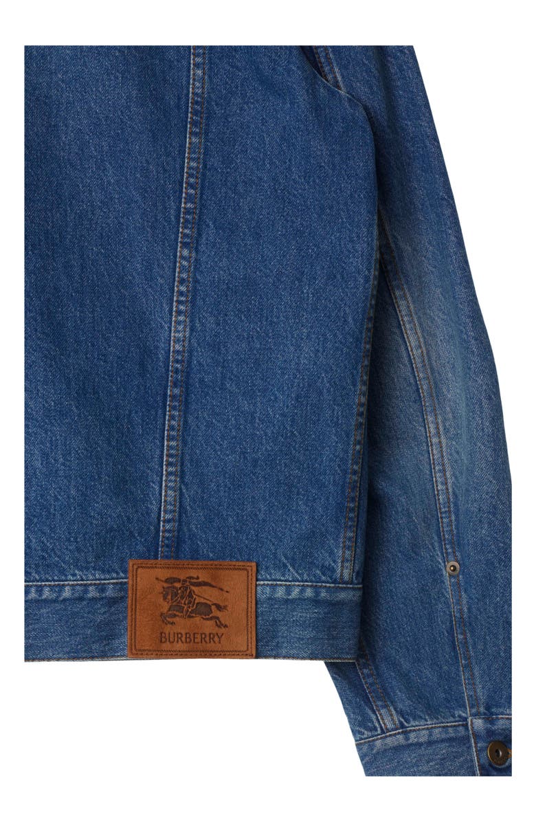 Burberry Denim Jacket, Alternate, color, Mid Blue