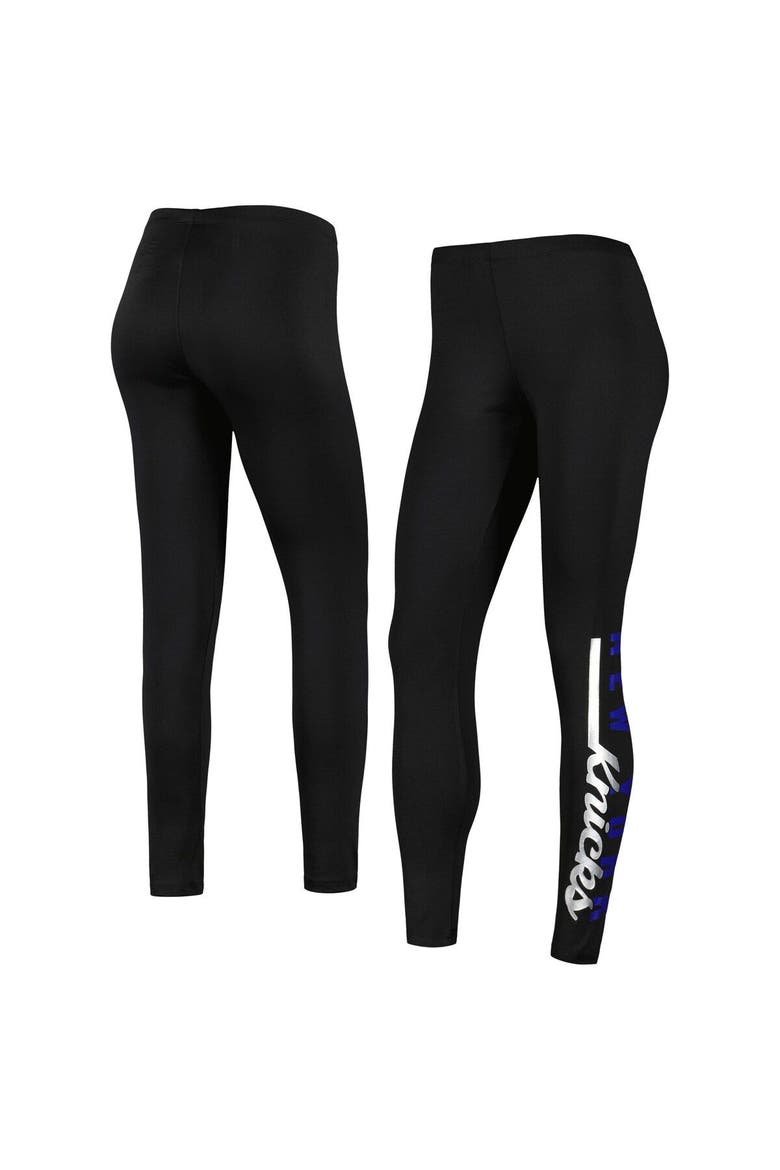 Women's G-III 4Her by Carl Banks Black New York Knicks Jump Shot Leggings, Main, color, Black