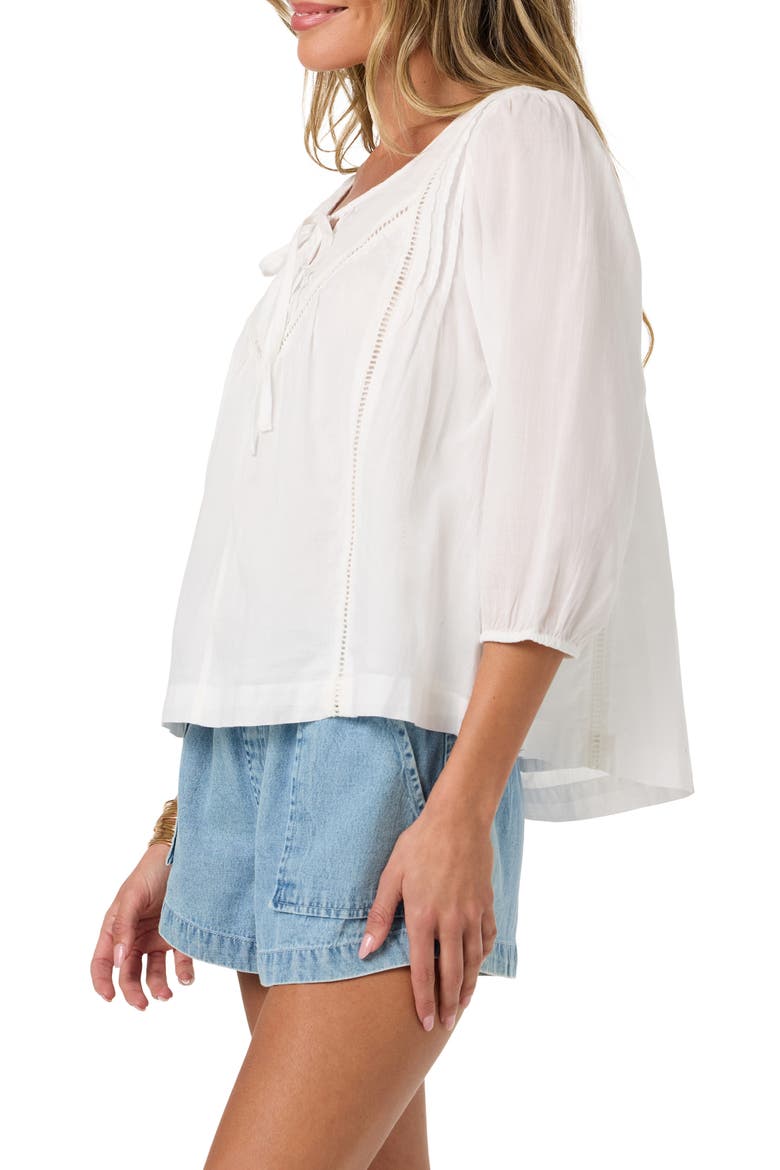 Tomi Cotton Top, Alternate, color, WHITE