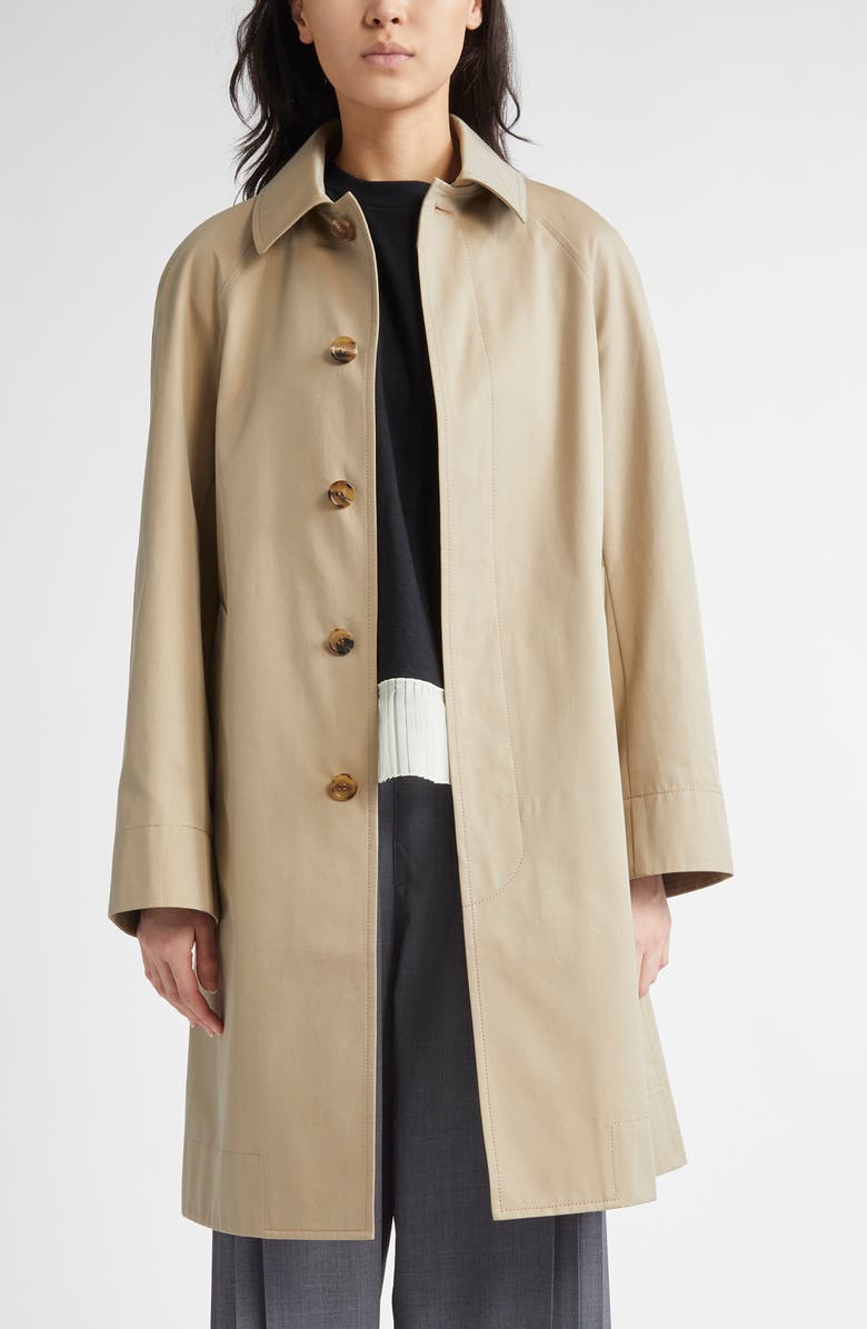 Undercover Gathered Cotton Coat, Main, color, 