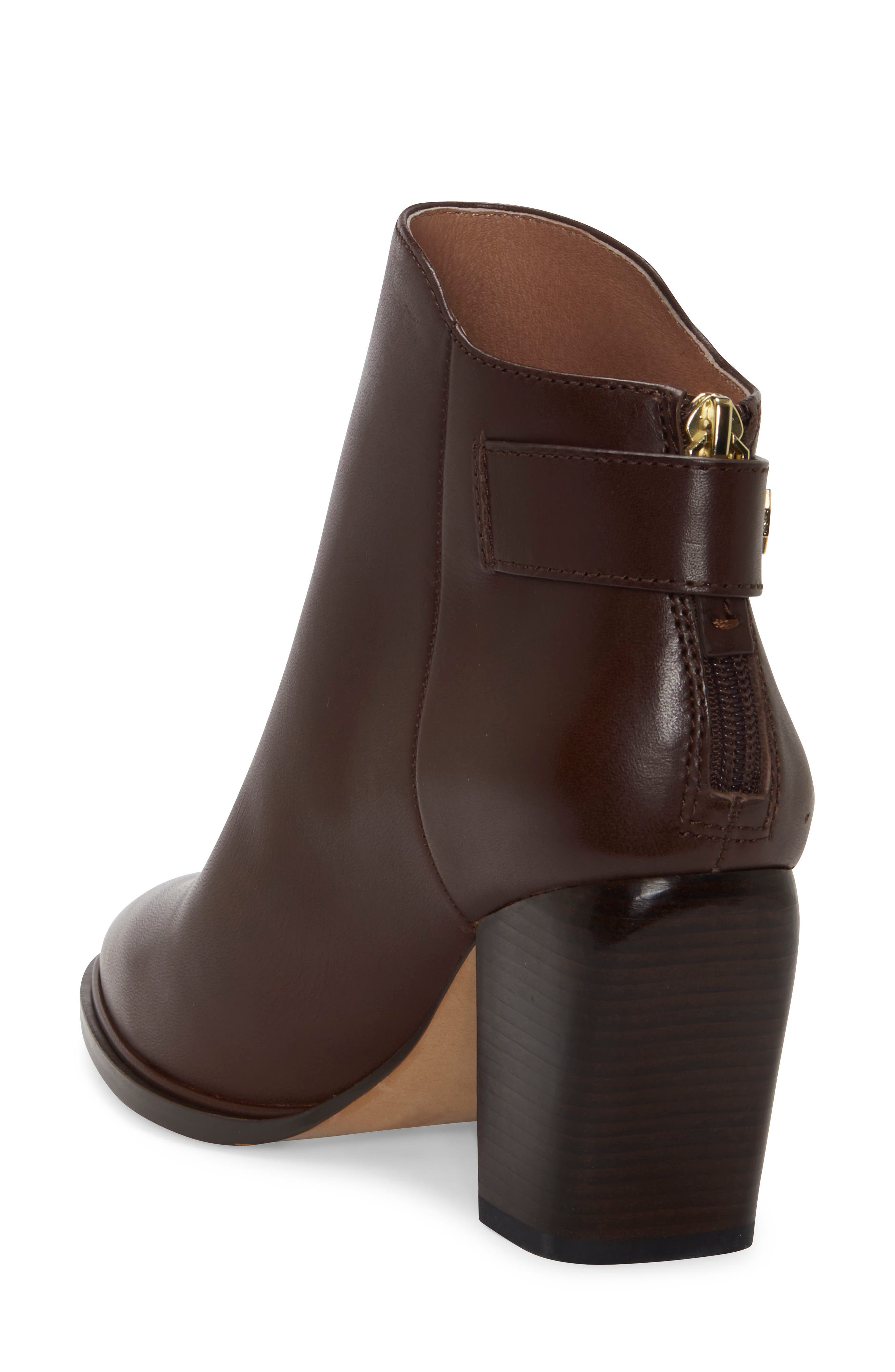 Thisbee Bootie, Alternate, color, BURNT OAK LEATHER