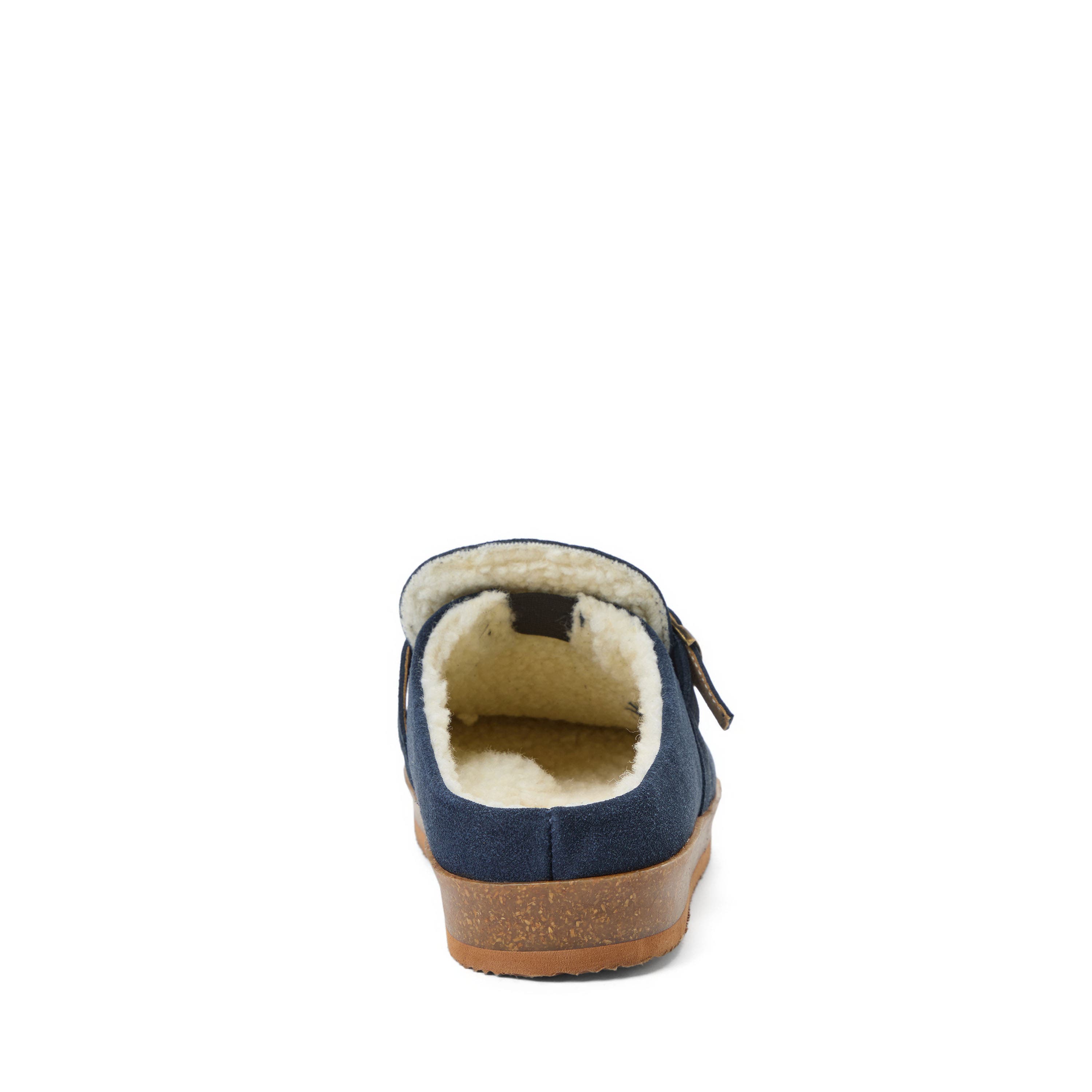 Clarks® Genuine Cow Suede Clog With Buckle Strap Slippers (Women ...