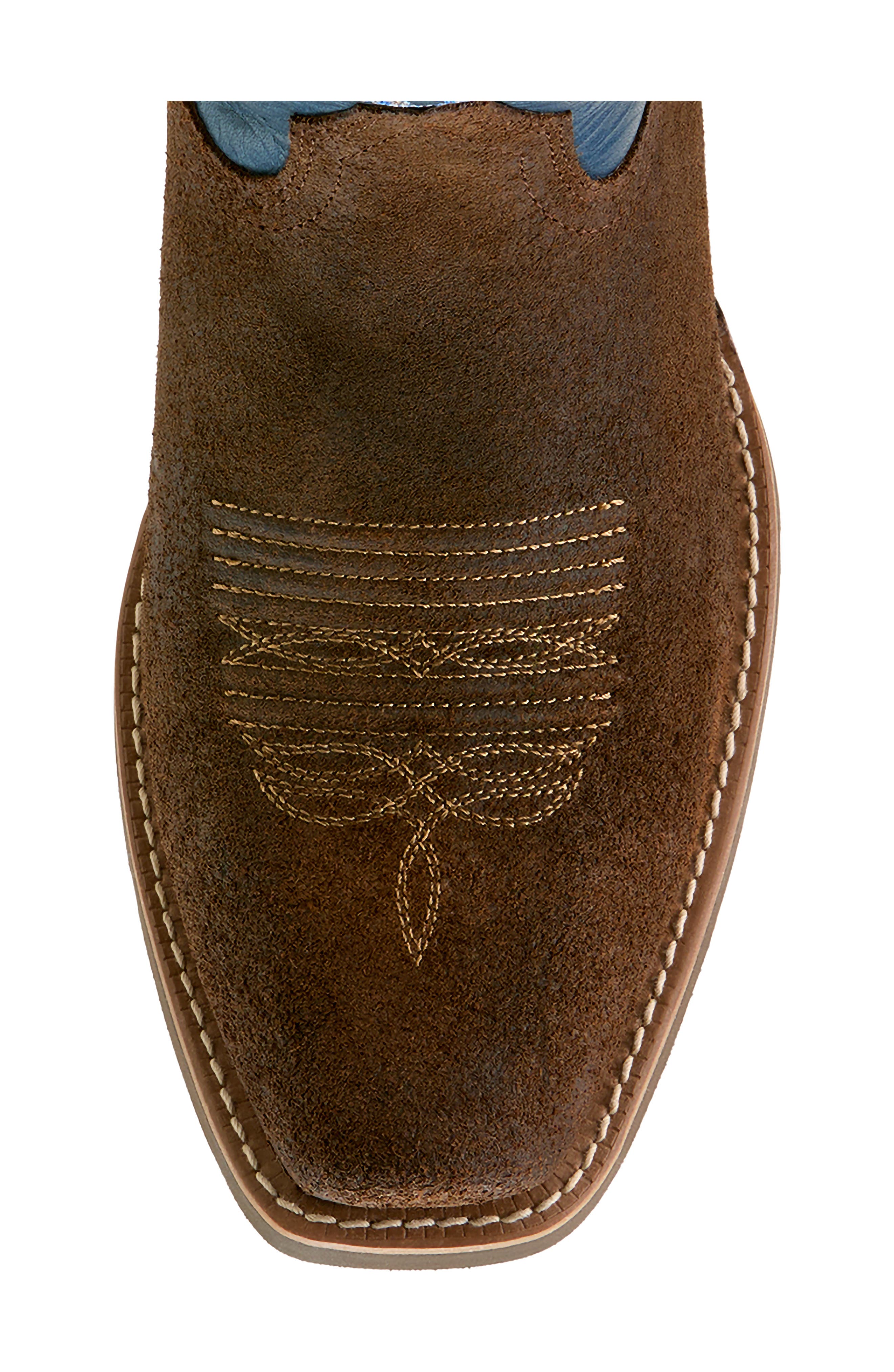 Sport Narrow Cutter Toe Leather Western Boot, Alternate, color, BROWN