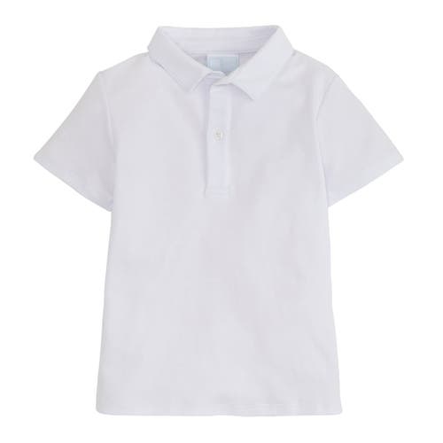 Little English Kids' Short Sleeve Polo In White