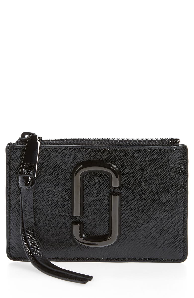 Marc Jacobs Saffiano Leather ID Wallet, Main, color,