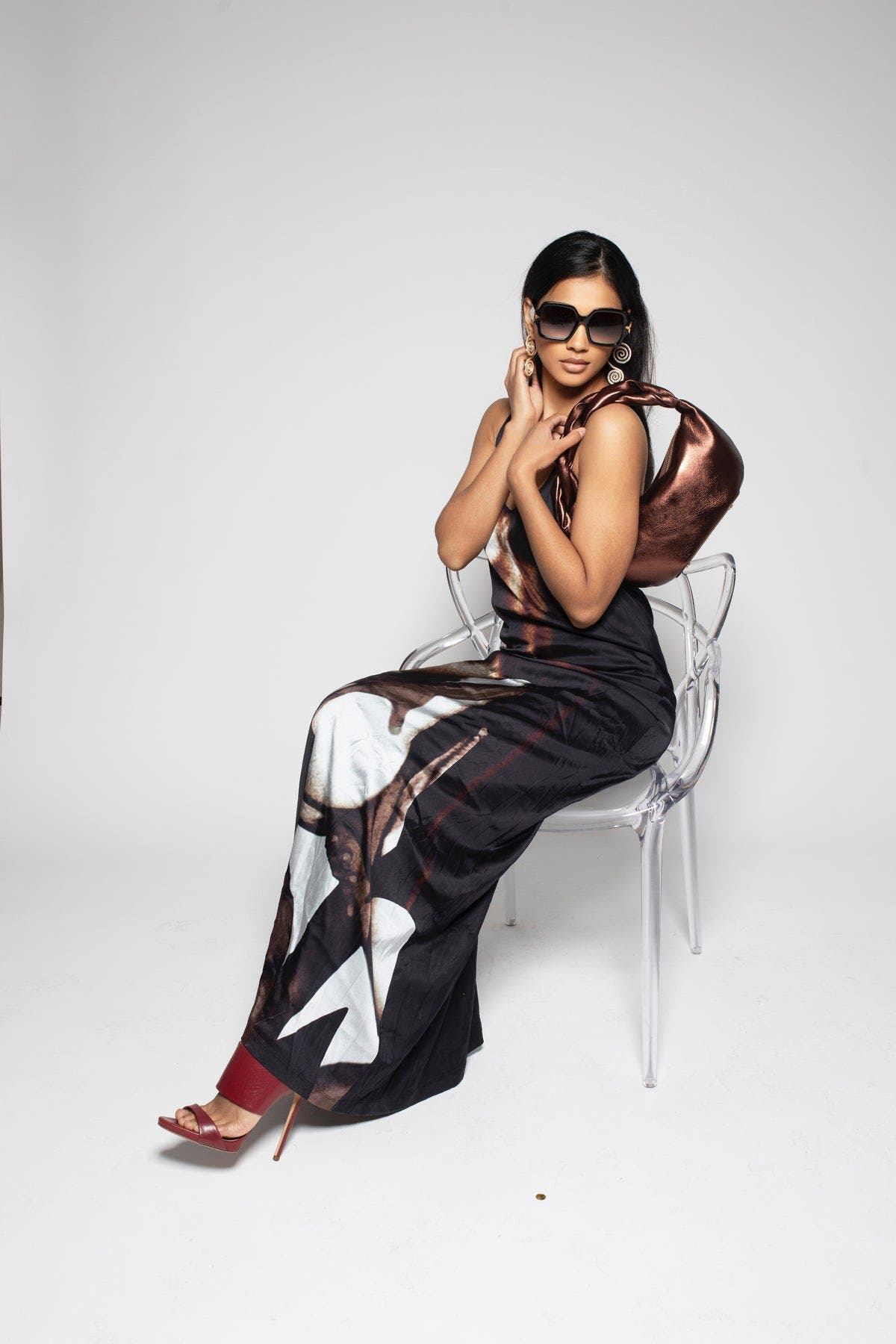 Silver & Riley Rio Handle Bag, Alternate, color, Bronze