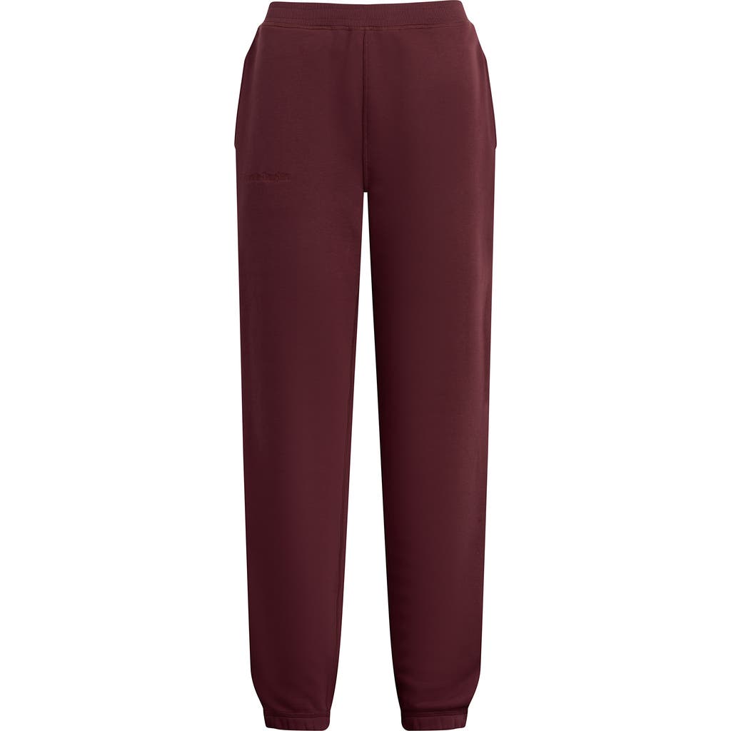 Favorite Daughter The Fatigue Sisters Cotton Blend Joggers In Burgundy