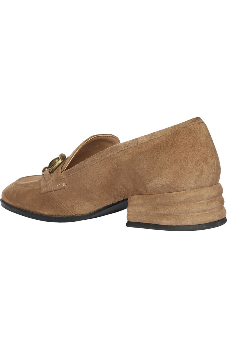 SAINT G Jacqueline Suede Loafer Pump, Alternate, color, Dark Taupe