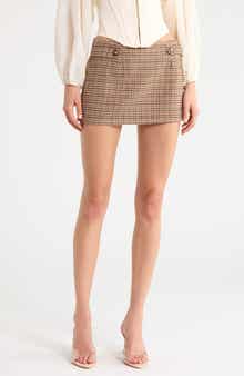 Meralyn Plaid Miniskirt