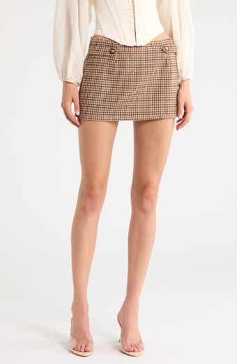 Meralyn Plaid Miniskirt