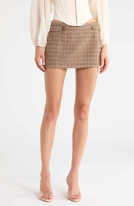 Meralyn Plaid Miniskirt