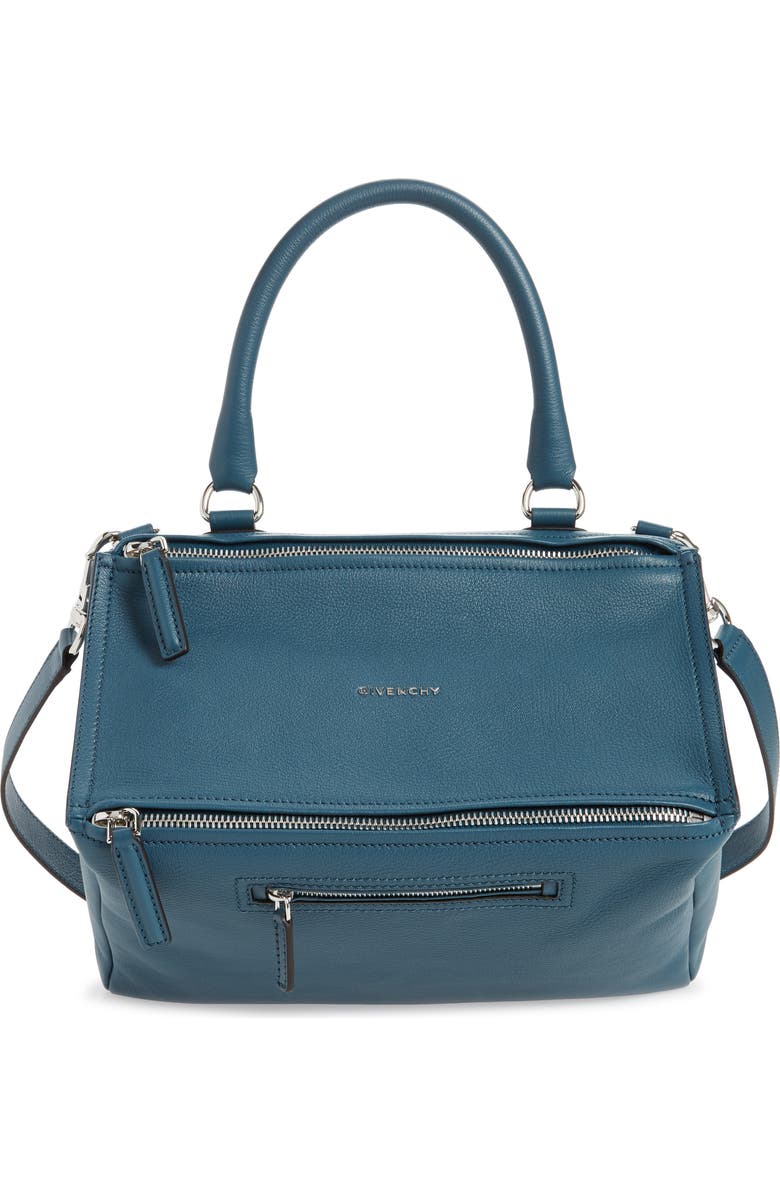 Givenchy Medium Pandora Sugar Leather Satchel, Main, color,