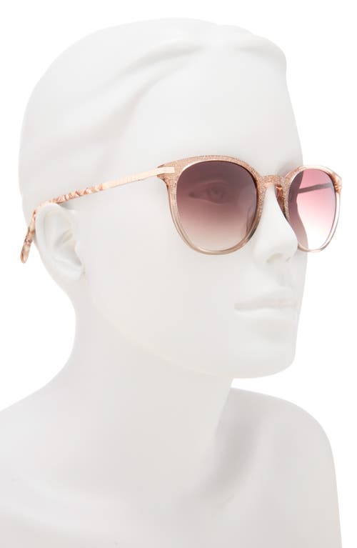 Ted Baker 53mm Round Sunglasses In Pink