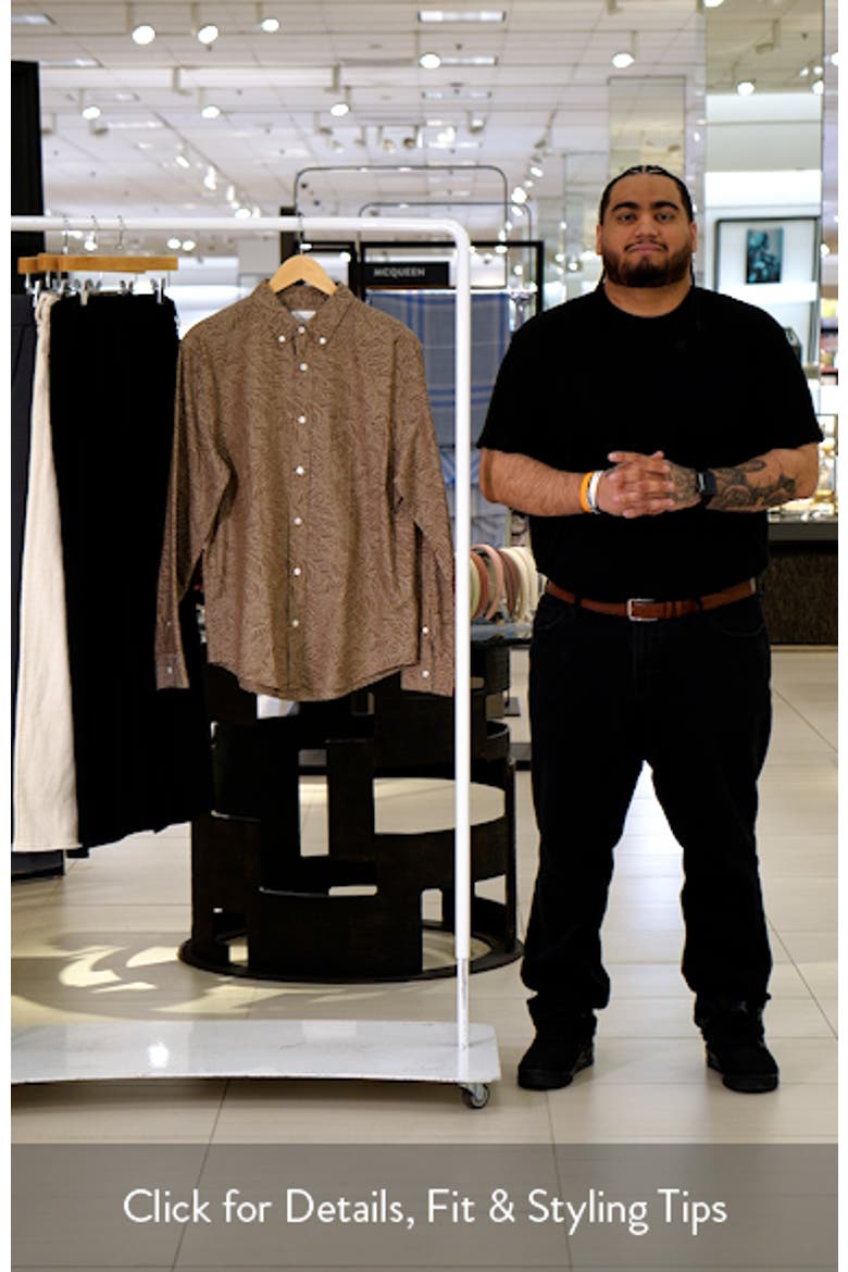 Mélange Heron Swarm Button-Down Shirt video