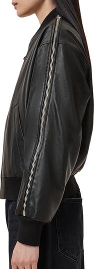 AllSaints Zenith Leather Bomber Jacket | Nordstrom AllSaints Zenith Leather Bomber Jacket | Nordstrom