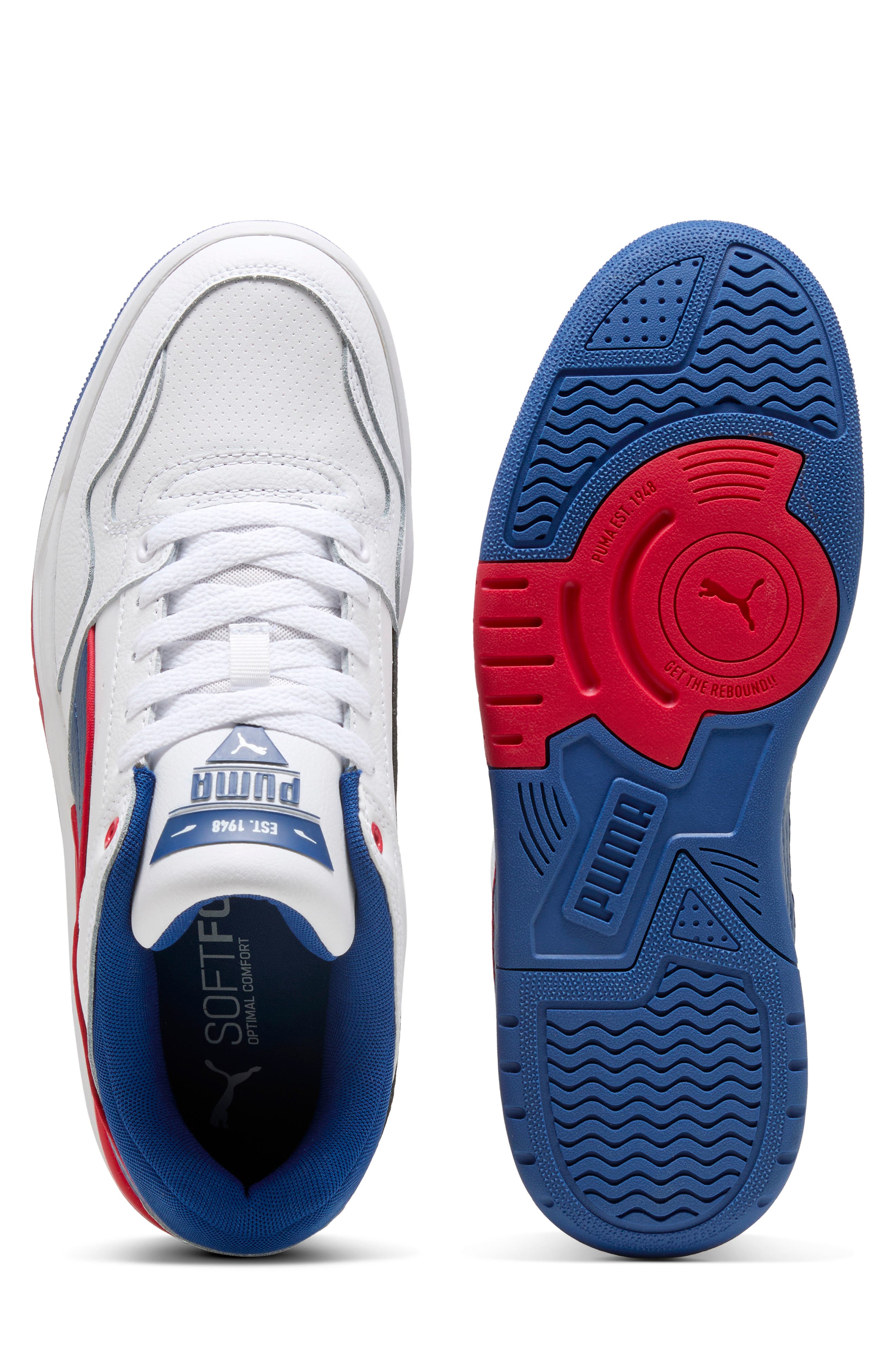 Rebound Retro Low Top Sneaker, Alternate, color, FOR ALL TIME RED-CLYDE ROYAL